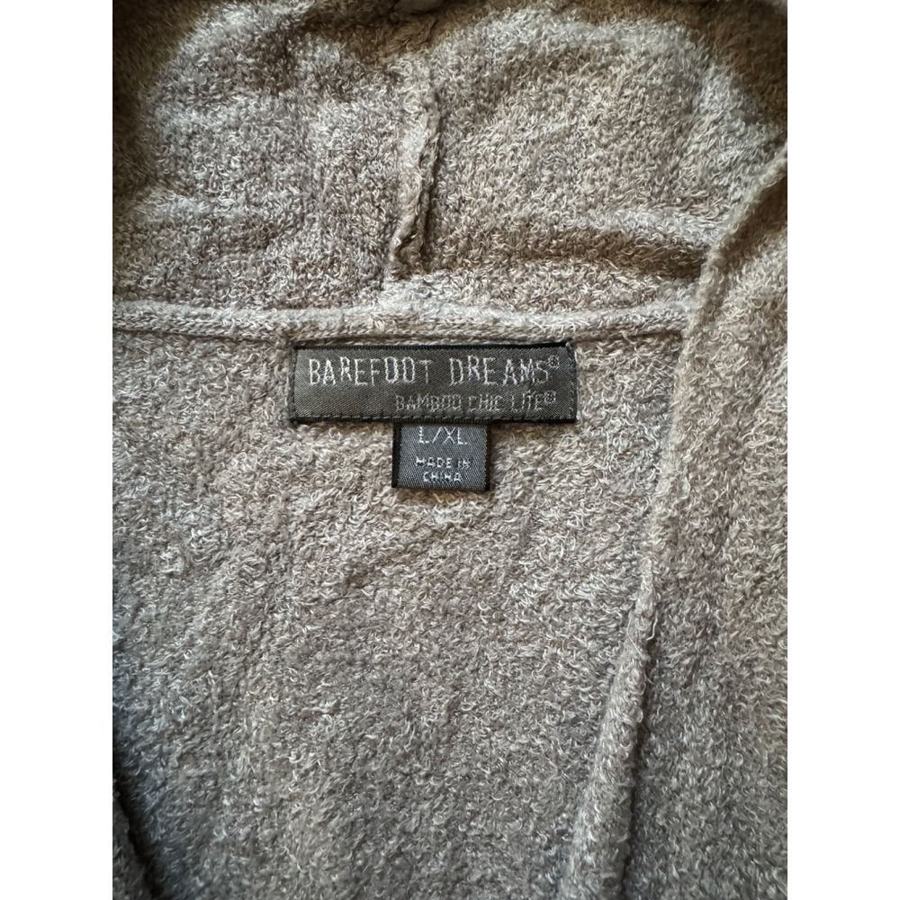 Barefoot Dreams Women's Cardigan L Gray Black Ombre - Picture 2 of 6